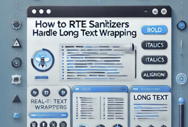 How to RTE Sanitizers Handle Long Text Wrapping?